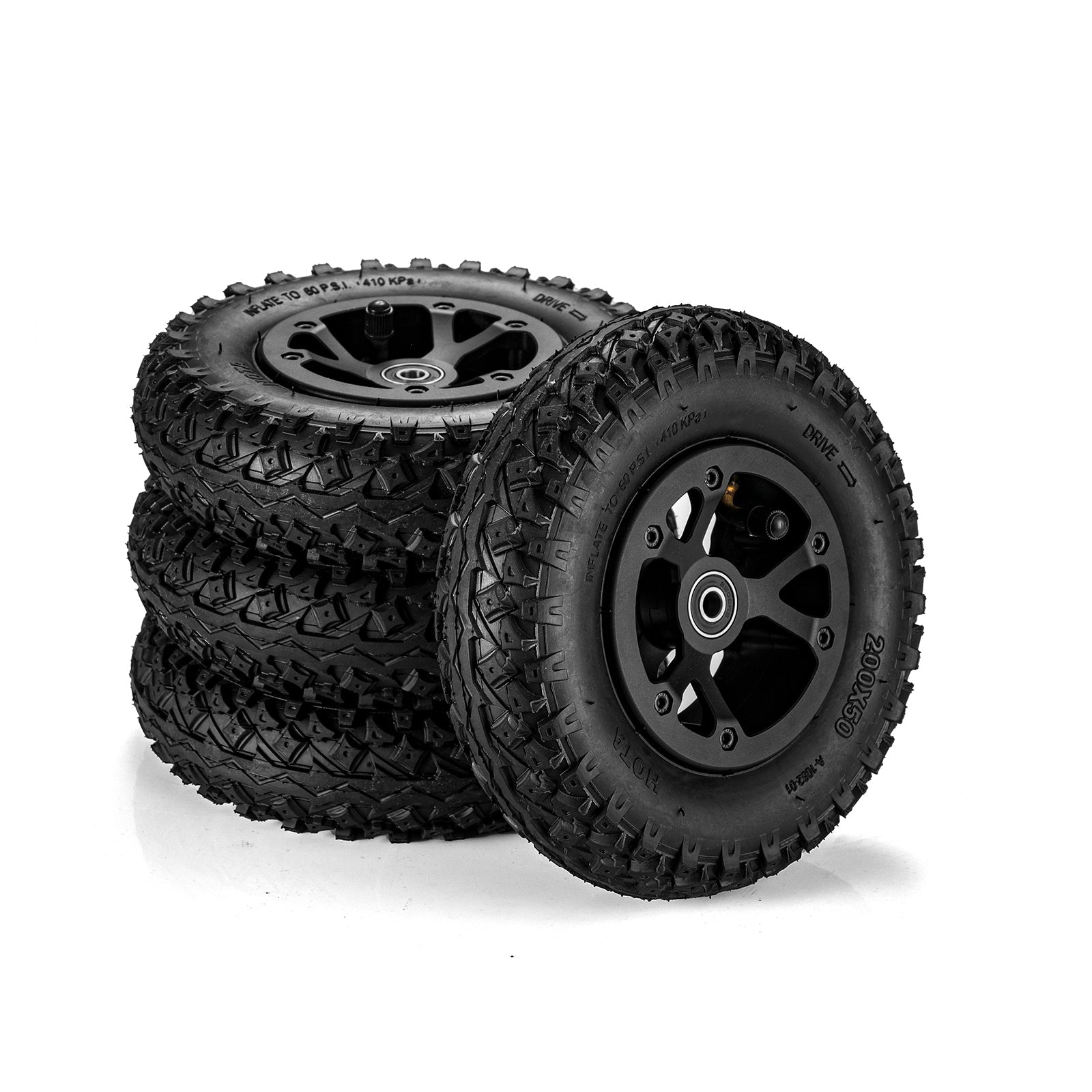 Mountain Pneumatic Tires (8inch 4 Pcs of 1 Sets) - Vestar Skateboards